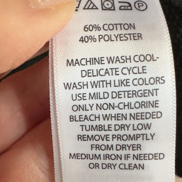 NWT Adrienne Vittadini Open Cardigan Sweater in Navy Green Classic Check Small - Picture 5 of 5